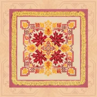 Схема для вышивания «Яркий октябрь»