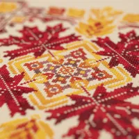 Схема для вышивания «Яркий октябрь»