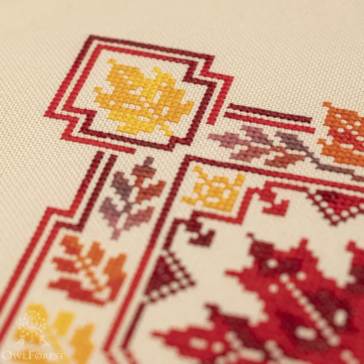 Схема для вышивания «Яркий октябрь»