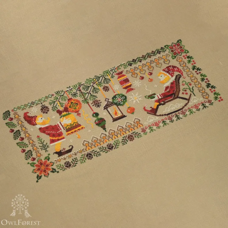 Схема для вышивания «Мастерская гномов. Декорирование» 