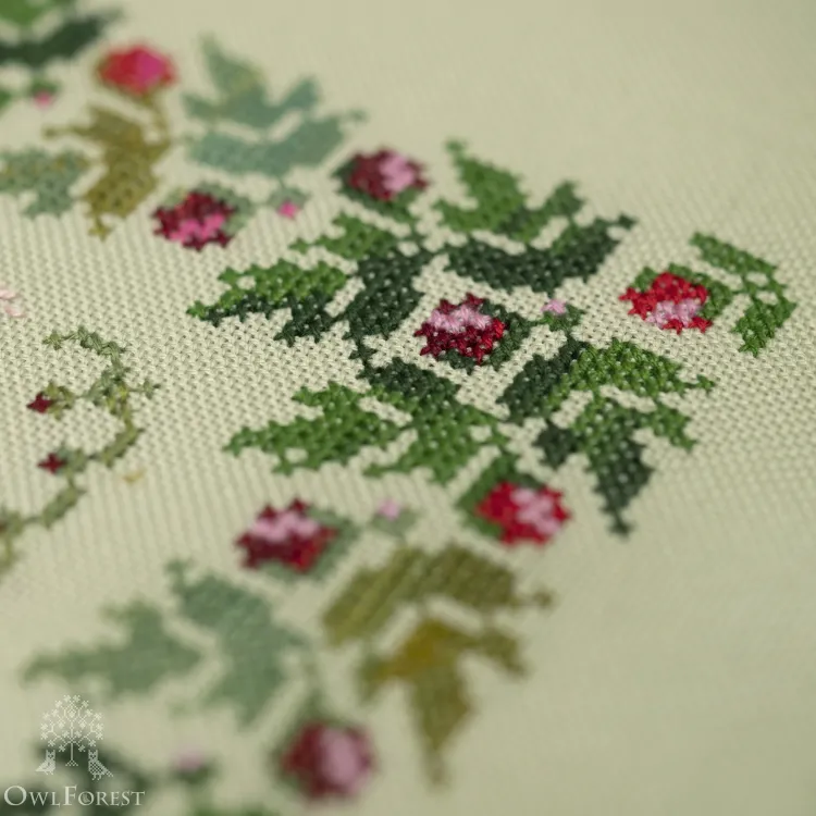 Схема для вышивания «Пышный пион» 