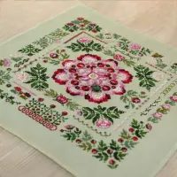 Схема для вышивания «Пышный пион» 