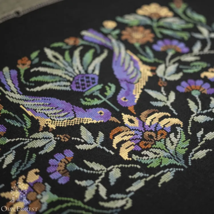 Электронная схема «Ночные трели аметистовых птиц»