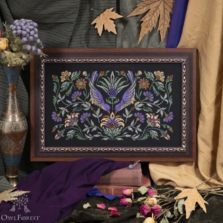 Электронная схема «Ночные трели аметистовых птиц»