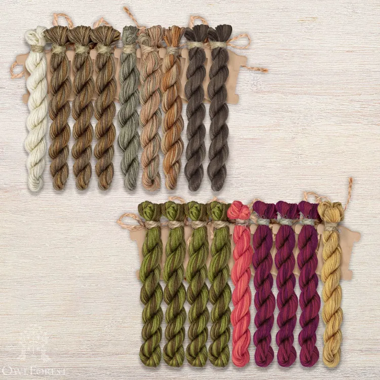 Набор ниток OwlForest для схемы «Герб Филинграда» (ПНК)