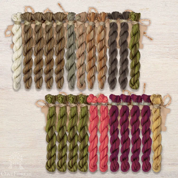 Набор ниток OwlForest для схемы «Герб Филинграда» (ПНК)