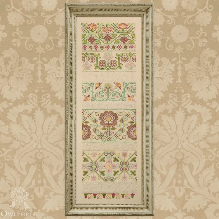 Буклет для вышивания «Английский ленточный семплер»