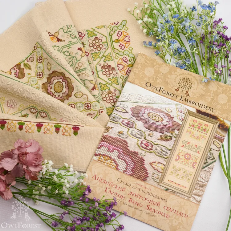 Буклет для вышивания «Английский ленточный семплер»
