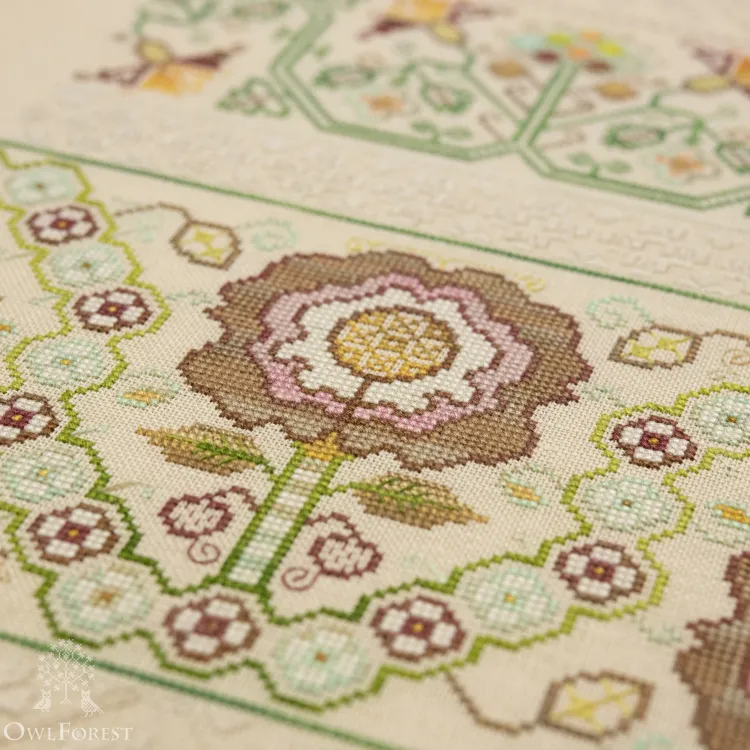 Буклет для вышивания «Английский ленточный семплер»