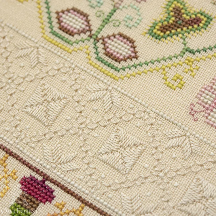 Буклет для вышивания «Английский ленточный семплер»