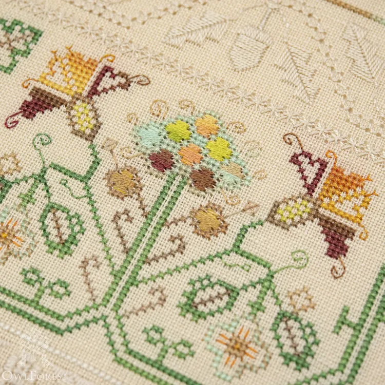 Буклет для вышивания «Английский ленточный семплер»