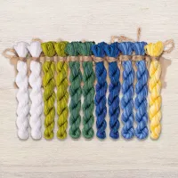 Набор ниток OwlForest для схемы «Бабочки в тумане» (DMC)