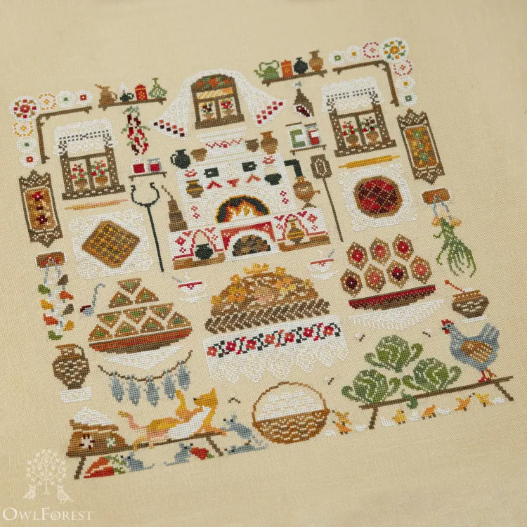 Набор для вышивания «Пироги»