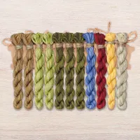 Набор ниток OwlForest для схемы «Лесное богатство» (DMC)