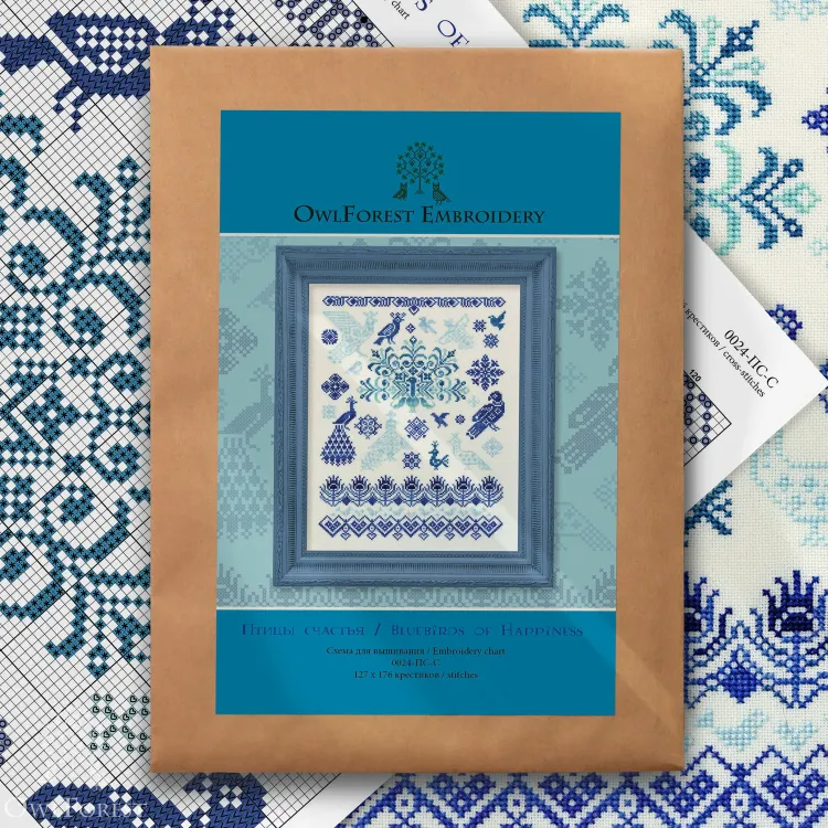 Схема для вышивания «Птицы счастья»