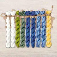 Набор ниток OwlForest для схемы «Бабочки в тумане» (ПНК)