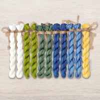 Набор ниток OwlForest для схемы «Бабочки в тумане» (ПНК)