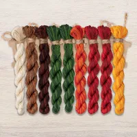 Набор ниток OwlForest для схемы «Мастерская гномов. Декорирование» (DMC)