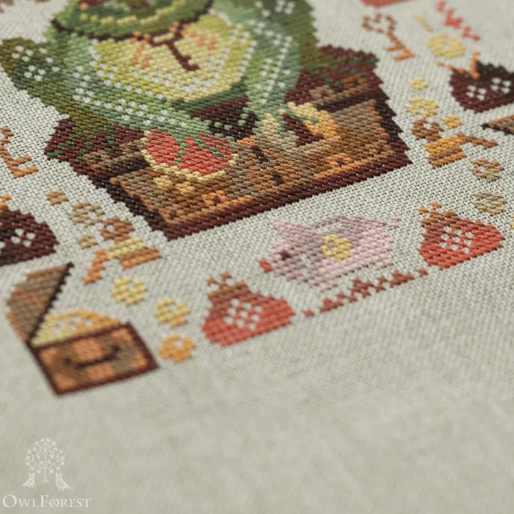 Схема для вышивания «Жадная Жаба»