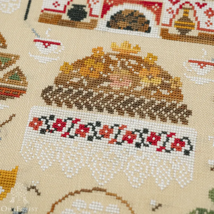 Схема для вышивания «Пироги»