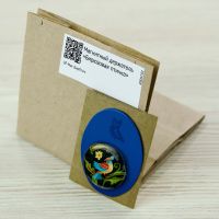 Магнитный держатель «Бирюзовая птичка»