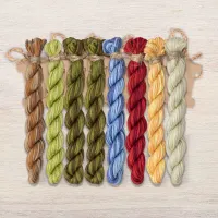 Набор ниток OwlForest для схемы «Лесное богатство» (ПНК)