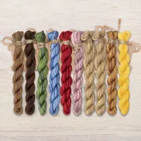 Набор ниток OwlForest для схемы «Совиный кусь» (ПНК)