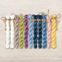 Набор ниток OwlForest для схемы «Ласточки» (ПНК)