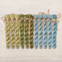 Набор ниток OwlForest для схемы «Окошки» (ПНК)