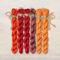 Набор ниток OwlForest для схемы «Яркий октябрь» (ПНК)