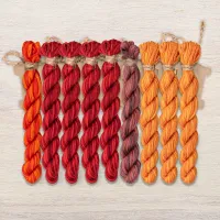 Набор ниток OwlForest для схемы «Яркий октябрь» (ПНК)