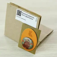 Магнитный держатель «Кот-орнитолог»