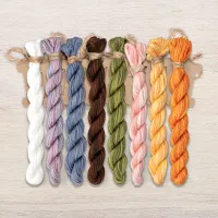 Набор ниток OwlForest для схемы «Летний триптих. Мёд» (ПНК)