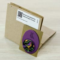 Магнитный держатель «Аметистовая птичка»