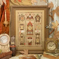 Набор для вышивания «Семплер с часами» 