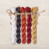 Набор ниток OwlForest для схемы «Совиный танец» (DMC)