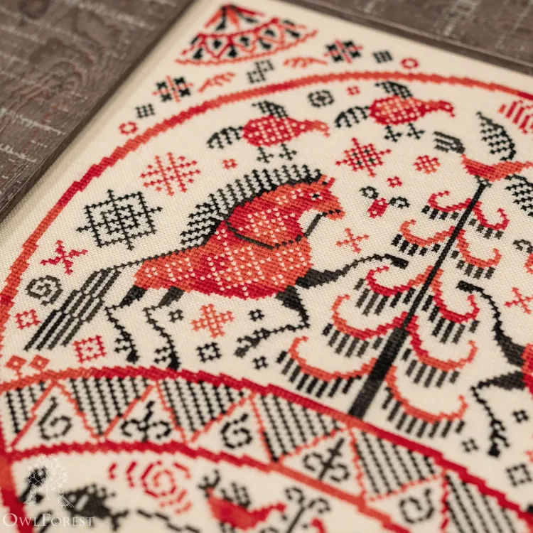 Набор для вышивания «Красные кони»