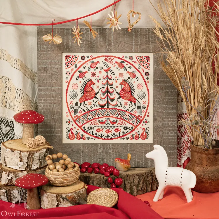 Набор для вышивания «Красные кони»