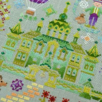 Бесплатная схема для вышивания «Изумрудный город»