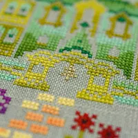 Бесплатная схема для вышивания «Изумрудный город»