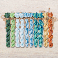 Набор ниток OwlForest для схемы «Атлантида» (DMC)