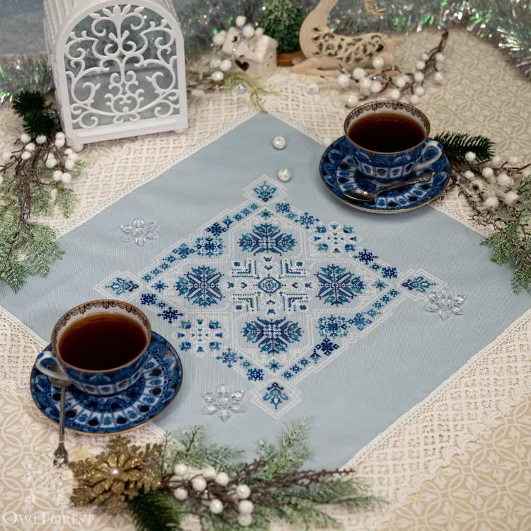 Схема для вышивания «Снежный февраль»