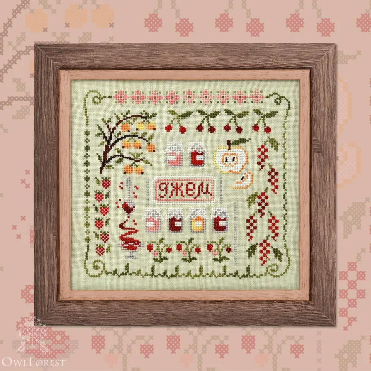 Схема для вышивания «Летний триптих. Джем»