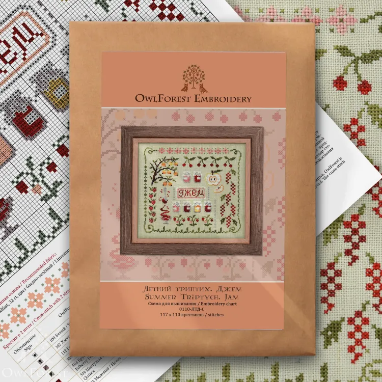 Схема для вышивания «Летний триптих. Джем»