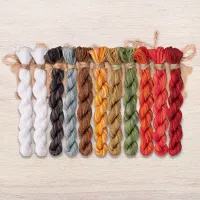 Набор ниток OwlForest для схемы «Пироги» (DMC)