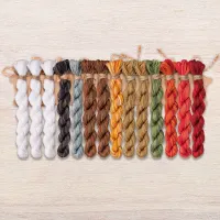 Набор ниток OwlForest для схемы «Пироги» (DMC)