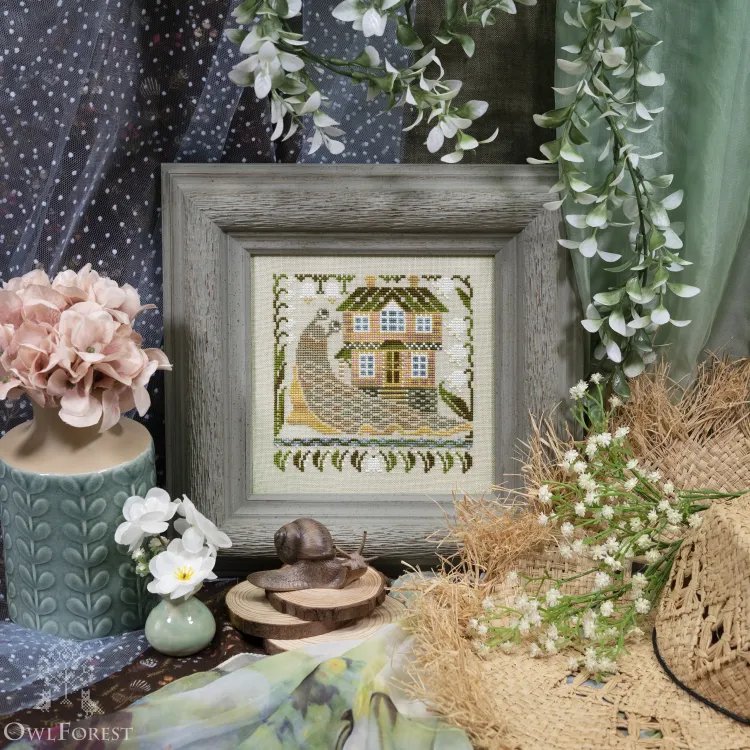 Набор для вышивания «Улиточные домики. Ландыши» 