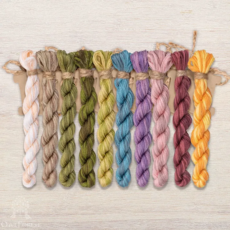 Набор ниток OwlForest для схемы «Весна-Красна» (DMC)