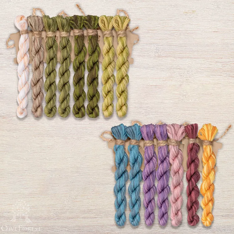 Набор ниток OwlForest для схемы «Весна-Красна» (DMC)