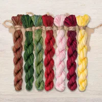 Набор ниток OwlForest для схемы «Вишнёвое  лето» (DMC)